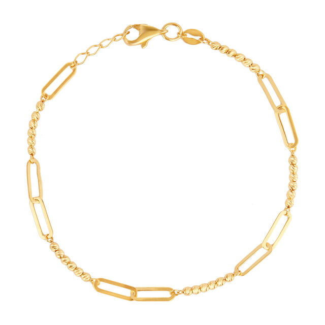 Tanishq Golden Springlink Bracelet for Women 3