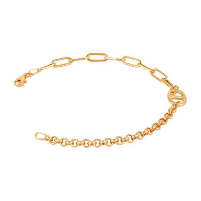 Tanishq Golden Garland Link Bracelet for Women 2