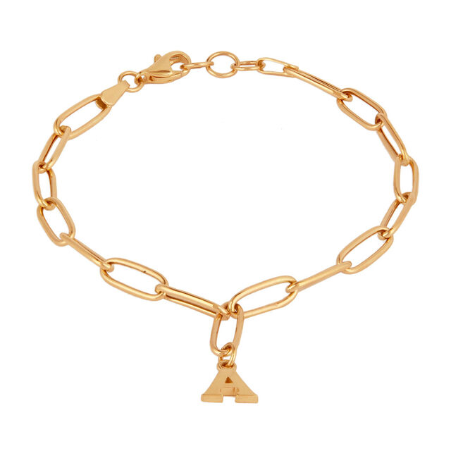 Tanishq Golden Maze Link Bracelet for Women 