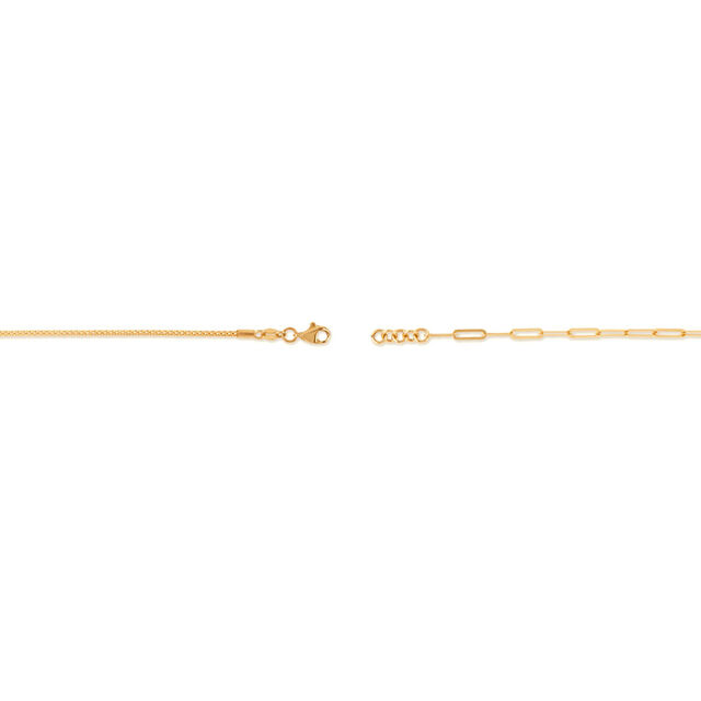 Tanishq Golden Thread And Cubes Bracelet for Women 4