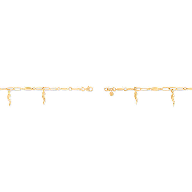 Tanishq Golden Rainfall Link Bracelet for Women 4