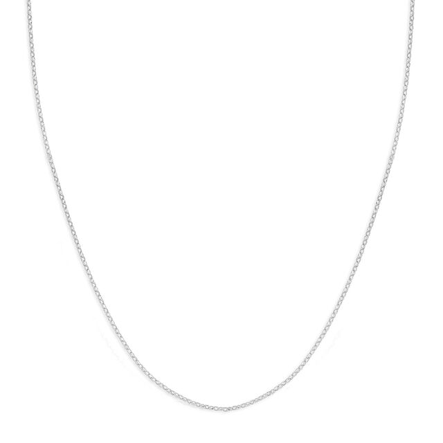 Tanishq Silver Ribbon Link Chain for Women 