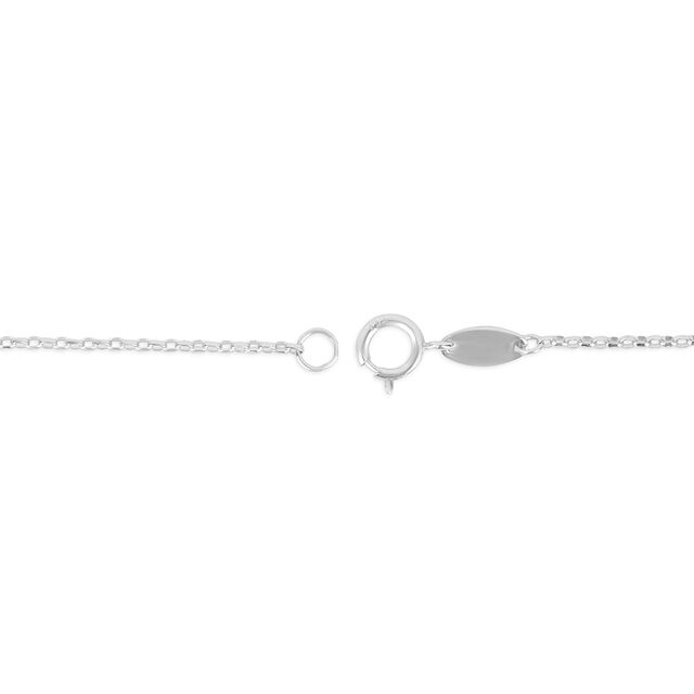 Tanishq Silver Ribbon Link Chain for Women 4