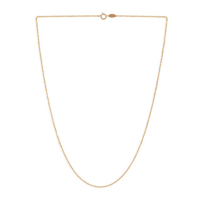 Tanishq Golden Woven Spark Chain for Women 2