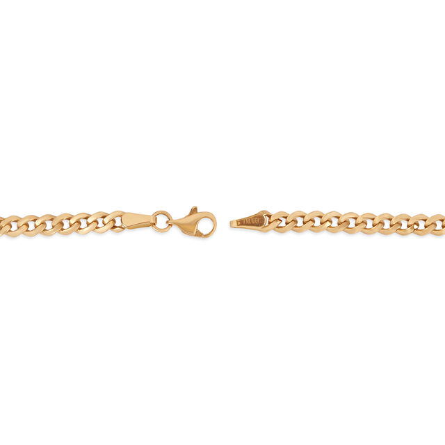 Tanishq Golden Laurel Link Chain for Women 4