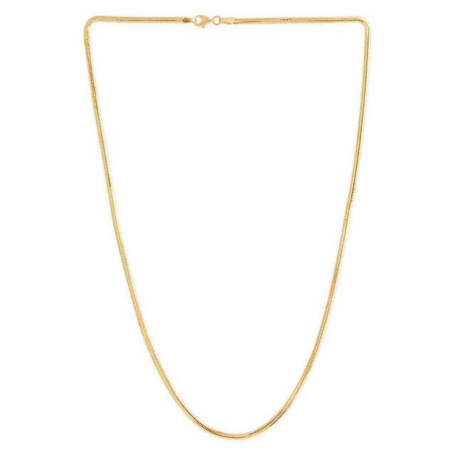 Tanishq Golden Herringbone Trail Chain for Women 2