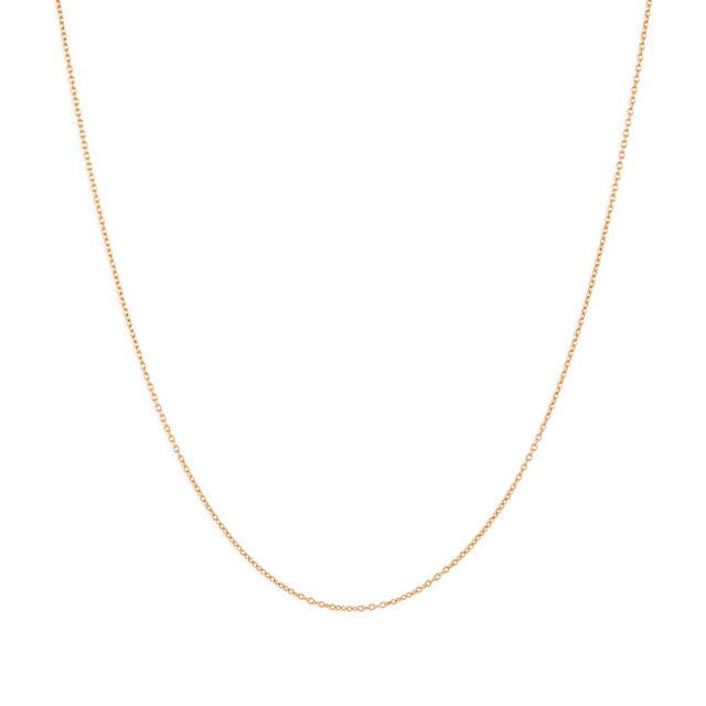 Tanishq Golden Silken Line Chain for Women 