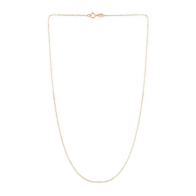 Tanishq Golden Slinky Trail Chain for Women 2