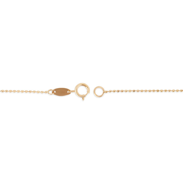 Tanishq Golden Slinky Trail Chain for Women 4