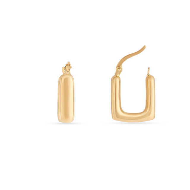 Tanishq Golden Corners Hoop Earrings for Women 4