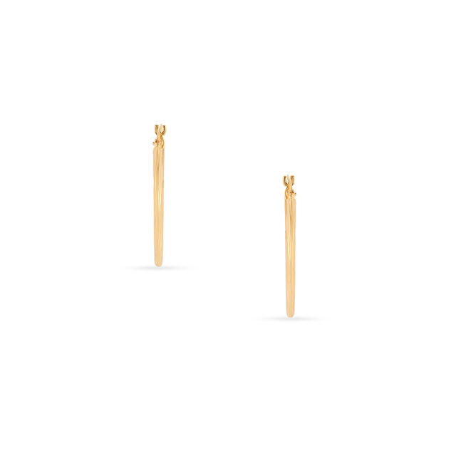 Tanishq Golden Rings in Harmony Hoop Earrings for Women 