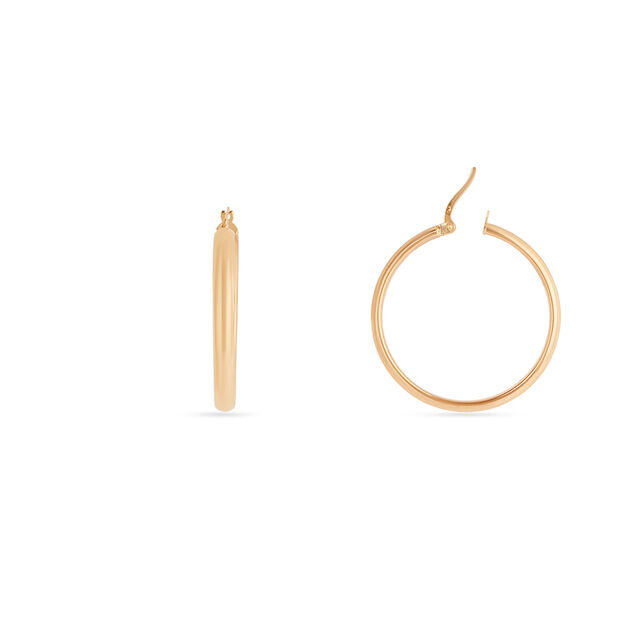 Tanishq Golden Daybreak Hoop Earrings for Women 4