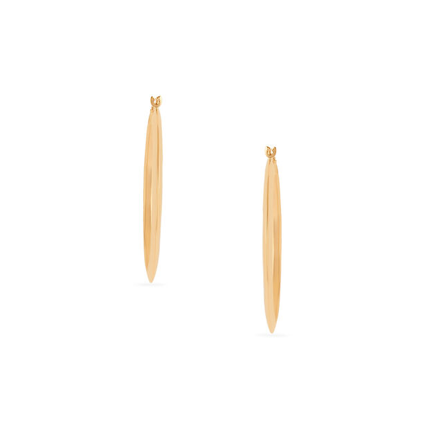 Tanishq Sunlit Sweep Hoop Earrings for Women 