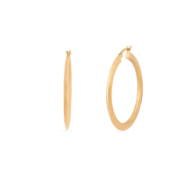 Tanishq Sunlit Sweep Hoop Earrings for Women 2