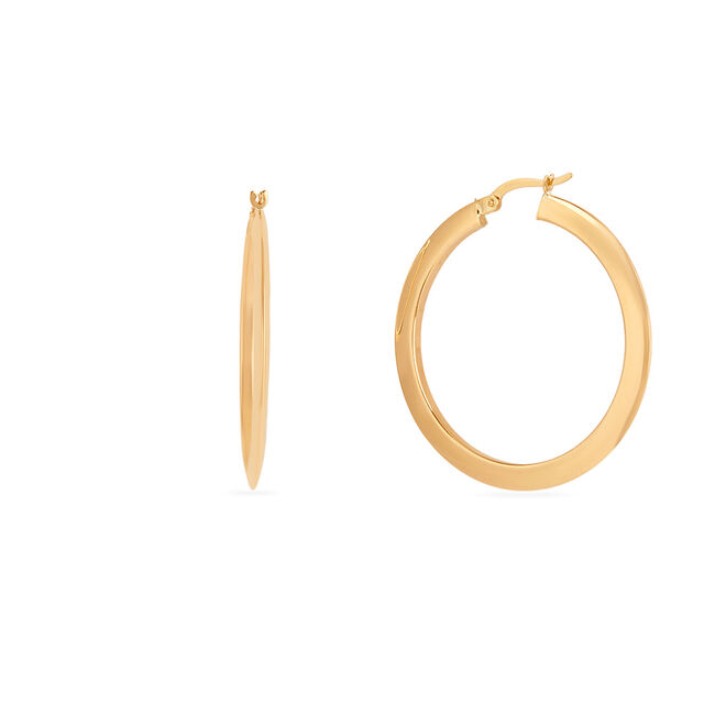 Tanishq Sunlit Sweep Hoop Earrings for Women 3