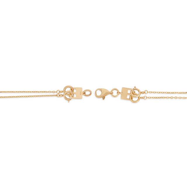 Tanishq Golden Moon And Coin Layered Necklace for Women 4