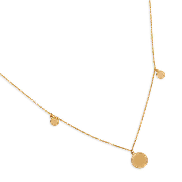Tanishq Golden Turning Coin Necklace for Women 3
