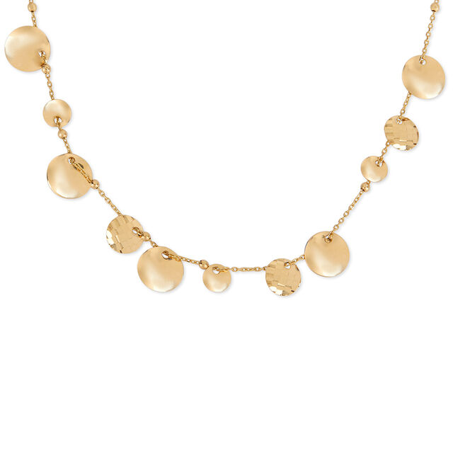 Tanishq Pocketful of Golden Pebbles Necklace for Women 