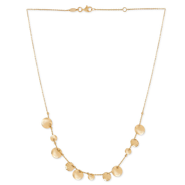 Tanishq Pocketful of Golden Pebbles Necklace for Women 2