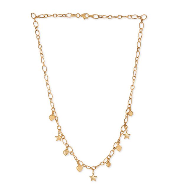 Tanishq Hearts And Starlight Charm Necklace for Women 2