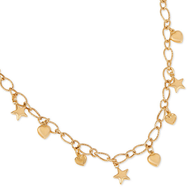 Tanishq Hearts And Starlight Charm Necklace for Women 3