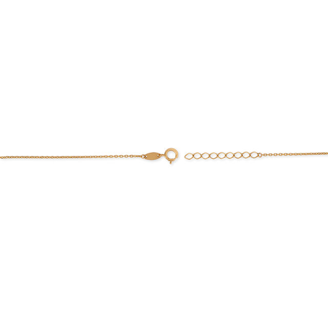 Tanishq Golden Flowers Along Her Way Necklace for Women 4
