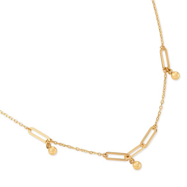 Tanishq Golden Beads in the Breeze Necklace for Women 3