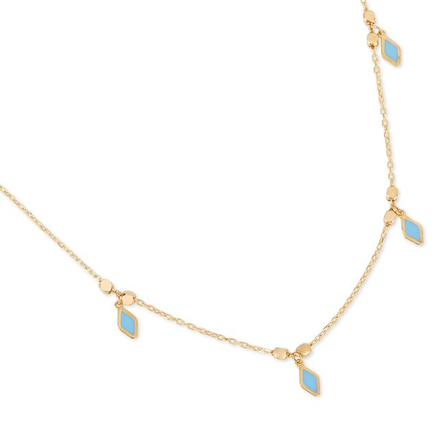 Tanishq Drops of Blue Daydream Necklace for Women 3
