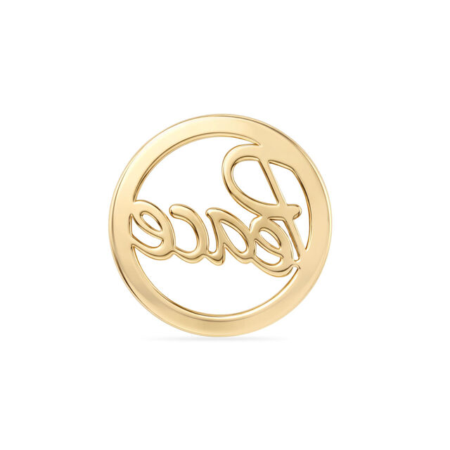 Tanishq Golden Circle Of Peace Pendant for Women 3