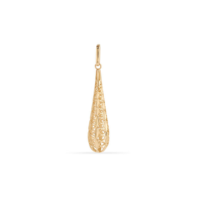 Tanishq Golden Lantern Lattice Pendant for Women 
