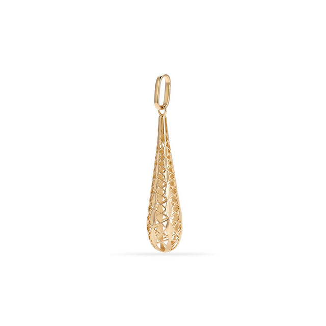 Tanishq Golden Lantern Lattice Pendant for Women 2