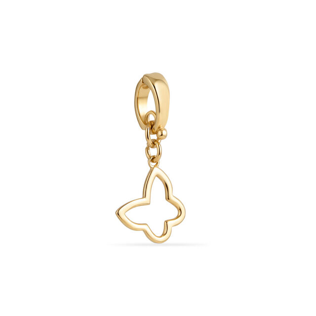 Tanishq Golden Butterfly in Flight Charm for Women 3