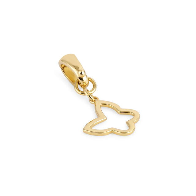 Tanishq Golden Butterfly in Flight Charm for Women 4