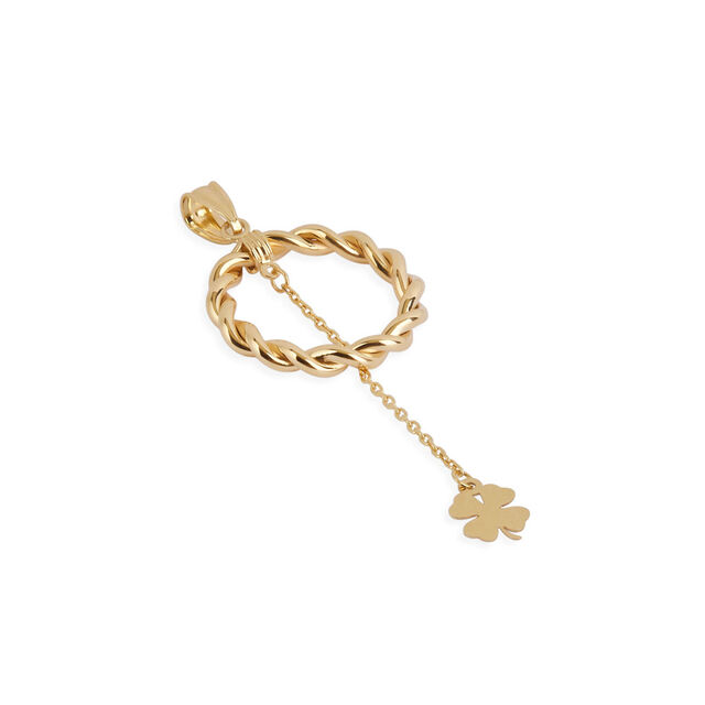Tanishq Golden Clover Orbit Pendant for Women 4
