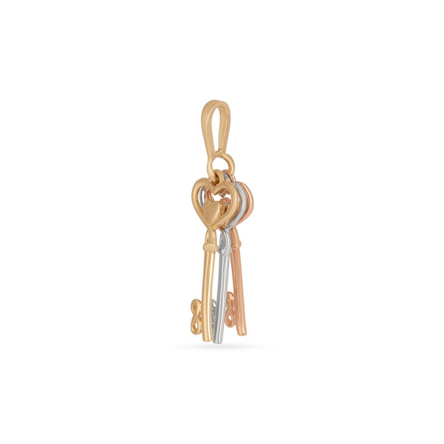 Tanishq Golden Keys to New Beginnings Charm for Women 2