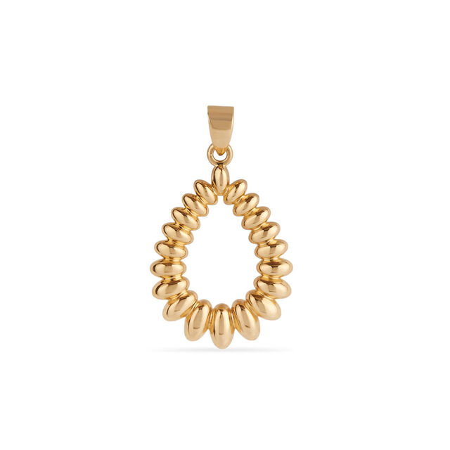 Tanishq Golden Circle Of Petals Pendant for Women 