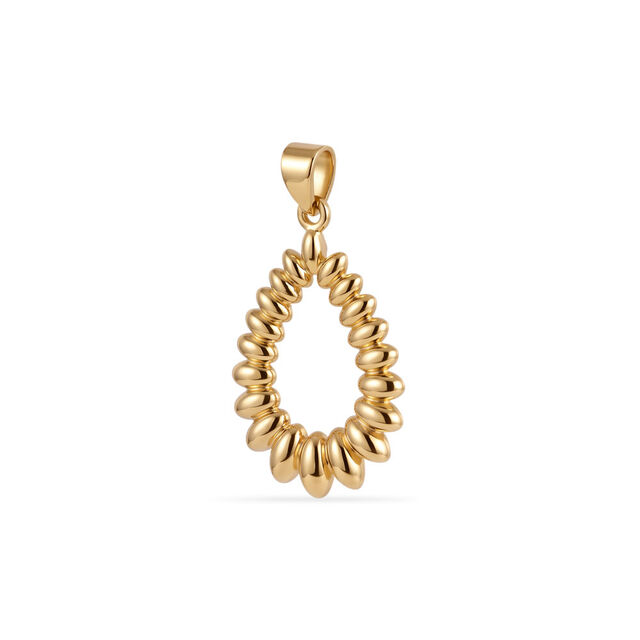 Tanishq Golden Circle Of Petals Pendant for Women 2