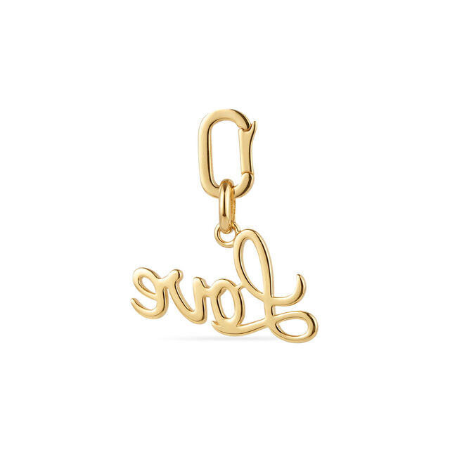 Tanishq Love in a Golden Hand Charm for Women 3