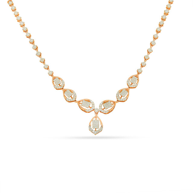 Elegance Rose Gold Necklace Set 2