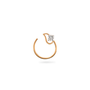 Diamond Embrace Nose Ring