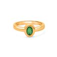 Classic Oval Studded Ring 2