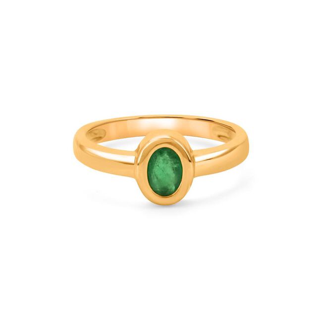 Classic Oval Studded Ring 2