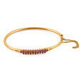 Chic Cluster Gold Bangle 