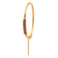 Chic Cluster Gold Bangle 2