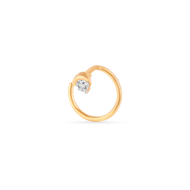 Tanishq 18KT Diamond Nose Pin for Women 