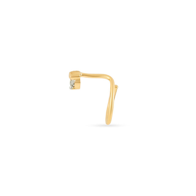 Tanishq 18KT Diamond Nose Pin for Women 2