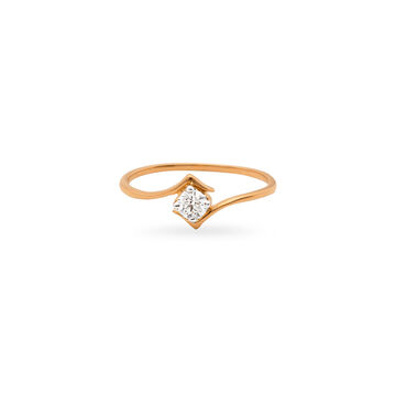 Diamond-Centered Luxury Ring