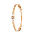 Elegant Gold and Diamond Bangle,,hi-res 2