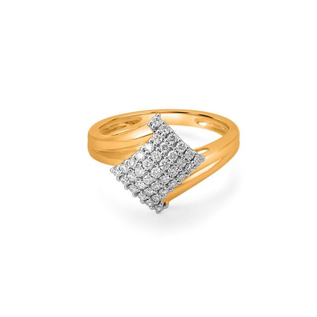 Heavenly Halo Gold Ring 2