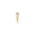 Swirl Gold and Diamond Ring,,hi-res 2